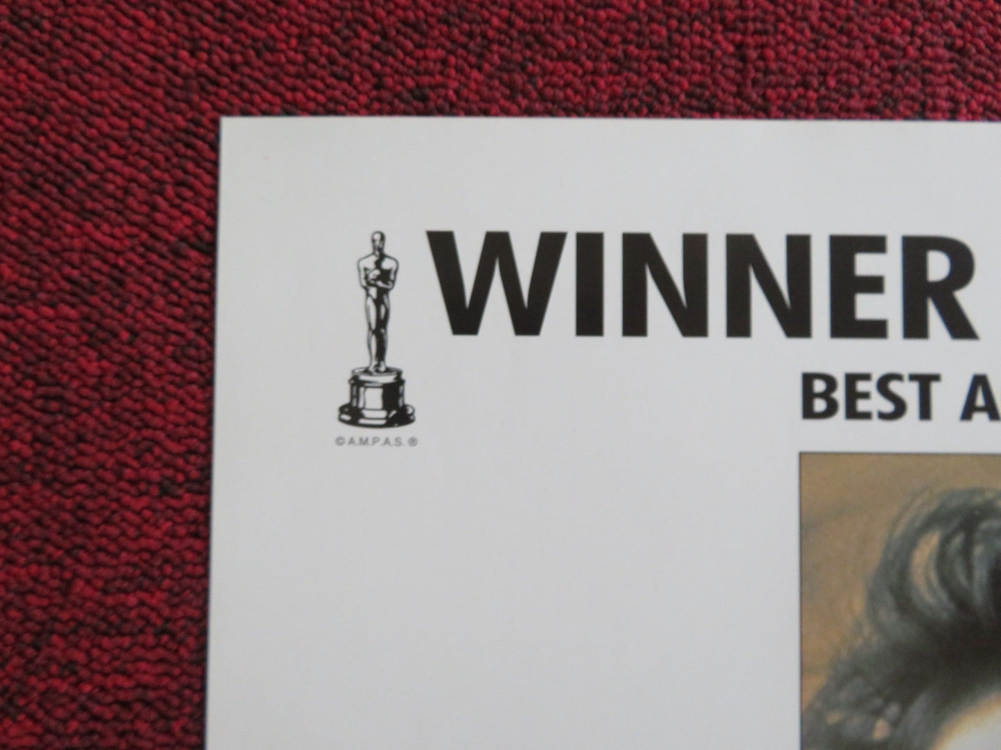 DEAD MAN WALKING VHS VIDEO POSTER SUSAN SARANDON SEAN PENN 1995 Rendezvous Cinema Movie posters