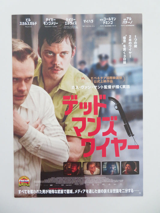 Dead Man's Wire Japanese Chirashi (B5) Poster Bill Skarsgård Al Pacino 2025 Movie posters
