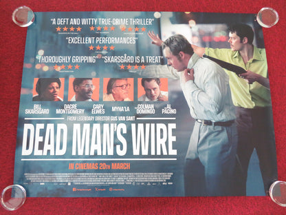 Dead Man's Wire UK Quad Rolled Poster Bill Skarsgård Al Pacino 2025 Movie posters