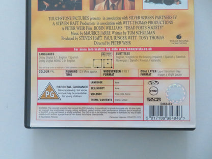 Dead Poets Society (DVD) Robin Williams Ethan Hawke 1989 Region 2 Movie posters