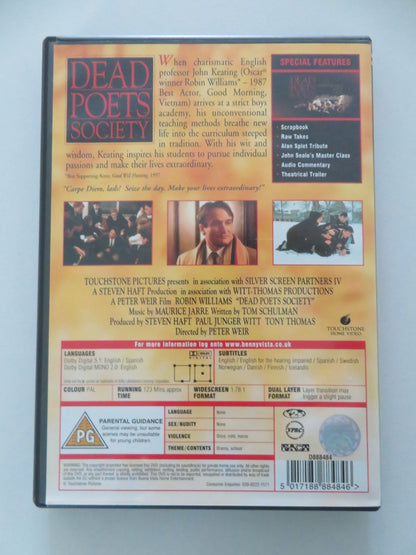 Dead Poets Society (DVD) Robin Williams Ethan Hawke 1989 Region 2 Movie posters