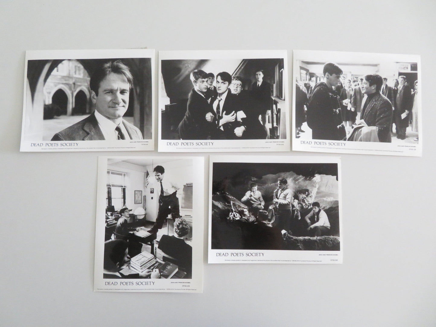 DEAD POETS SOCIETY MOVIE STILL PHOTO LOT OF 5 ROBIN WILLIAMS JOSH CHARLES 1989 Movie posters