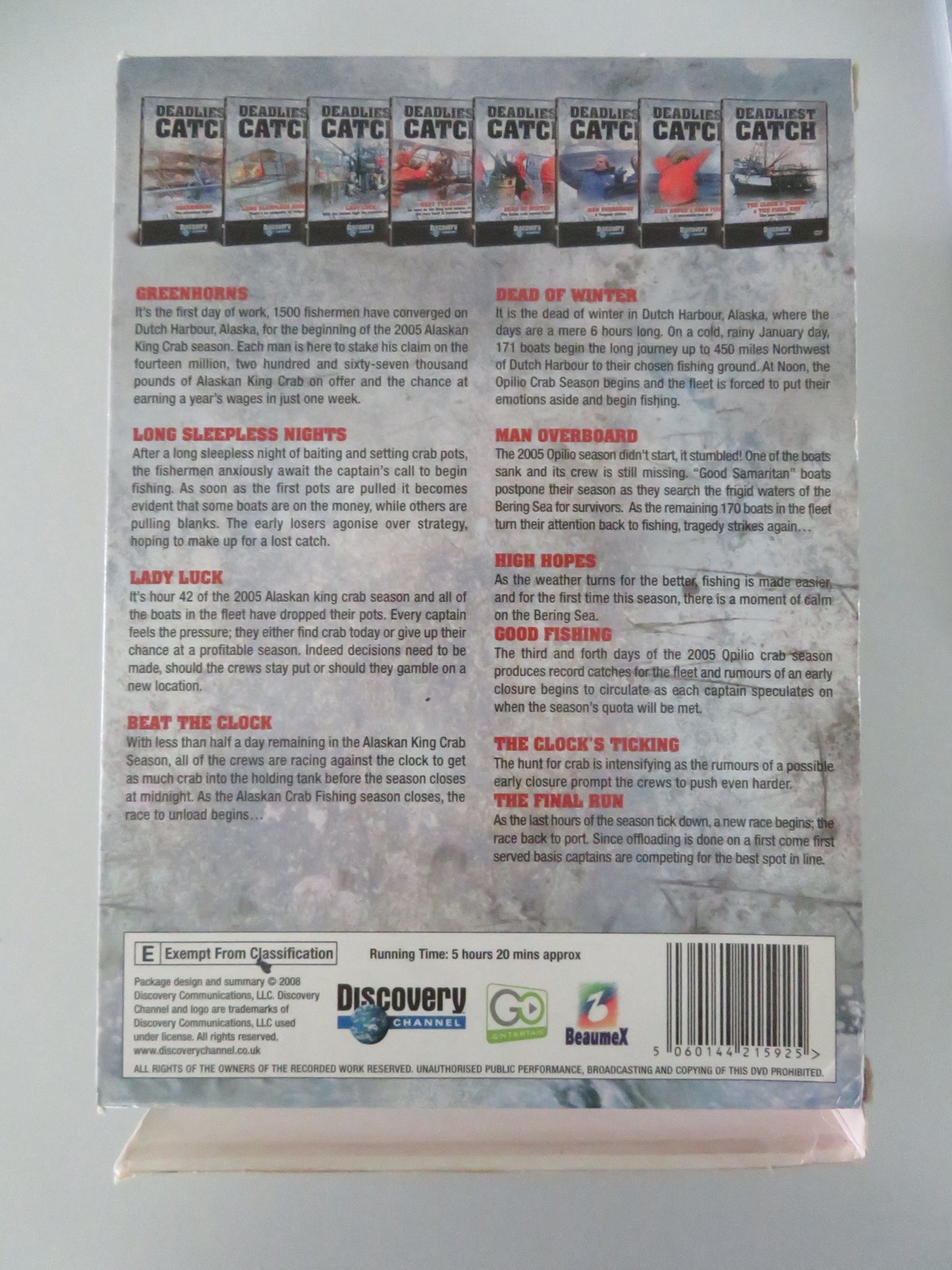 Deadliest Catch Complete First Series (DVD BoxSet) Mike Rowe 2005 Region 2 Movie posters