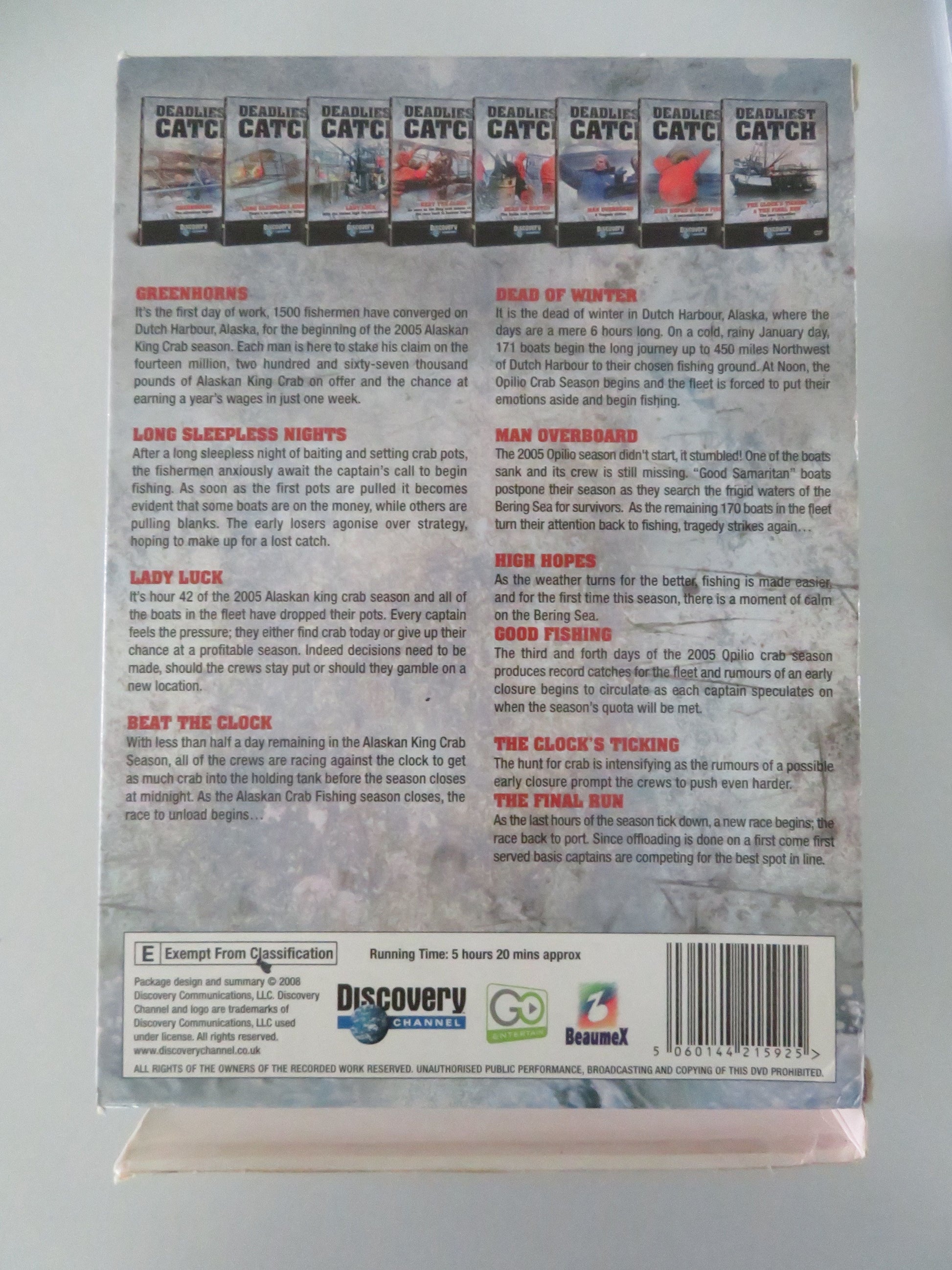 Deadliest Catch Complete First Series (DVD BoxSet) Mike Rowe 2005 Region 2 Movie posters