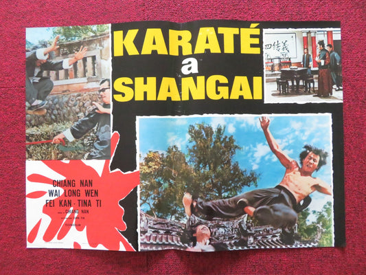 DEADLY FISTS OF KUNG FU ITALIAN FOTOBUSTA POSTER CHIANG - LUNG WEN NANCY YEN 1976 Rendezvous Cinema Movie posters
