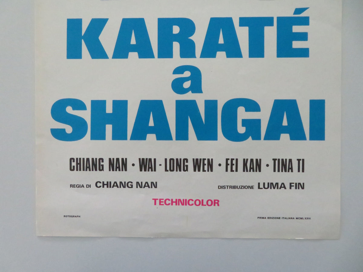 Deadly Fists of Kung-Fu Italian Locandina Poster Chiang-Lung Wen Yen 1976 Movie posters