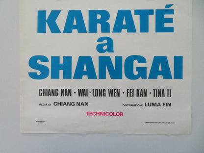 Deadly Fists of Kung-Fu Italian Locandina Poster Chiang-Lung Wen Yen 1976 Movie posters