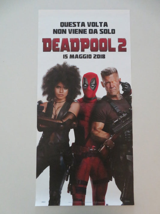 DEADPOOL 2 ITALIAN LOCANDINA POSTER RYAN REYNOLDS JOSH BROLIN 2018 Movie posters