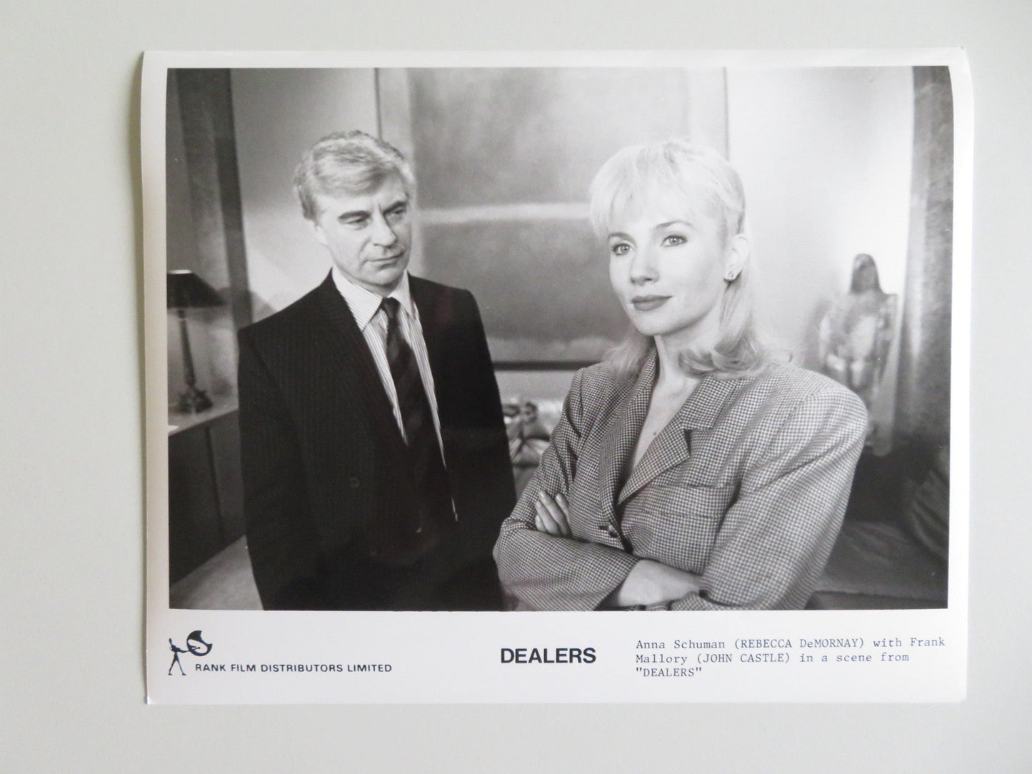 DEALERS MOVIE STILL PHOTO LOT OF 9 PAUL MCGANN REBECCA DEMORNAY 1989 - Rendezvous Cinema