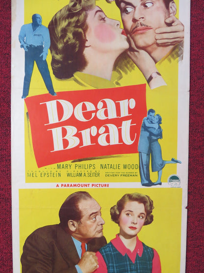 DEAR BRAT US INSERT POSTER MONA FREEEMAN BILLY DE WOLFE 1951 Rendezvous Cinema Movie posters