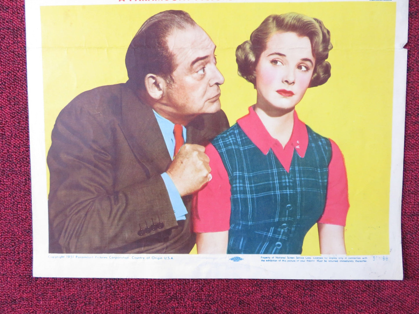 DEAR BRAT US INSERT POSTER MONA FREEEMAN BILLY DE WOLFE 1951 Rendezvous Cinema Movie posters