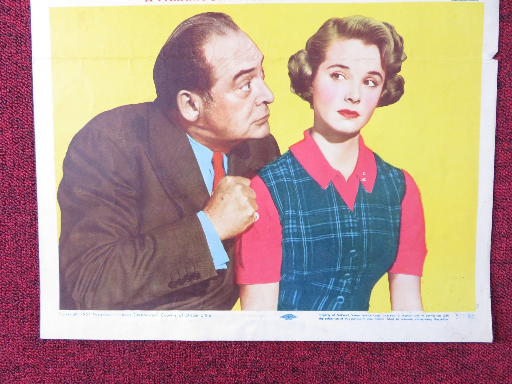 DEAR BRAT US INSERT POSTER MONA FREEEMAN BILLY DE WOLFE 1951 Rendezvous Cinema Movie posters