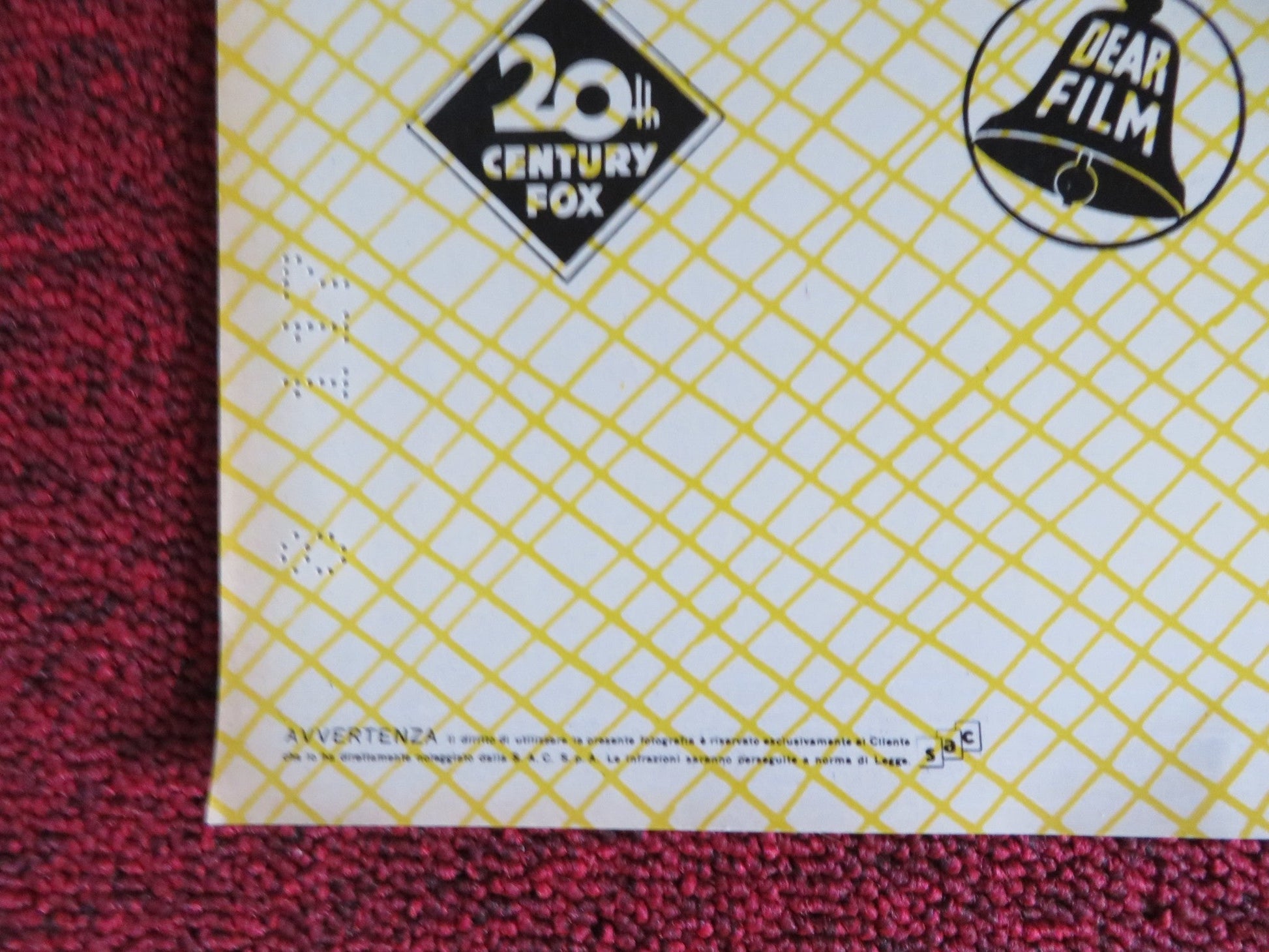 DEAR BRIGITTE - A ITALIAN FOTOBUSTA POSTER JAMES STEWART GLYNIS JOHNS 1965 Rendezvous Cinema Movie posters