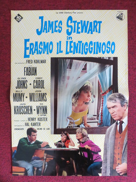 DEAR BRIGITTE - B ITALIAN FOTOBUSTA POSTER JAMES STEWART GLYNIS JOHNS 1965 Rendezvous Cinema Movie posters