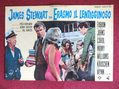DEAR BRIGITTE - G ITALIAN FOTOBUSTA POSTER JAMES STEWART GLYNIS JOHNS 1965 Rendezvous Cinema Movie posters