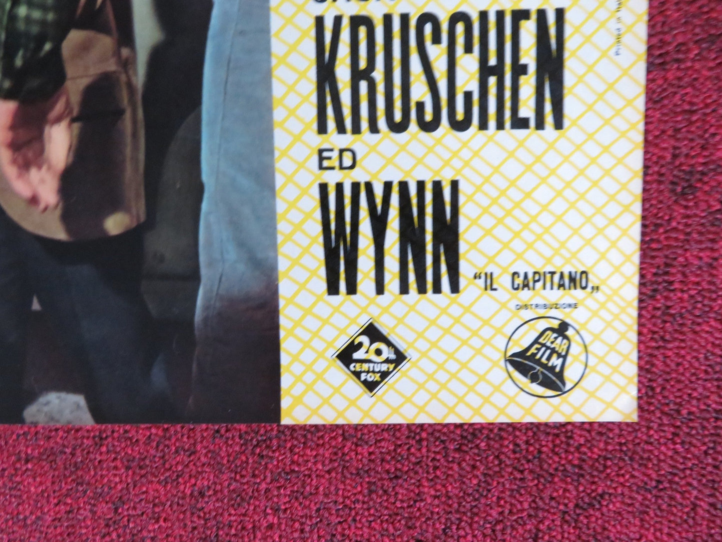 DEAR BRIGITTE - G ITALIAN FOTOBUSTA POSTER JAMES STEWART GLYNIS JOHNS 1965 Rendezvous Cinema Movie posters