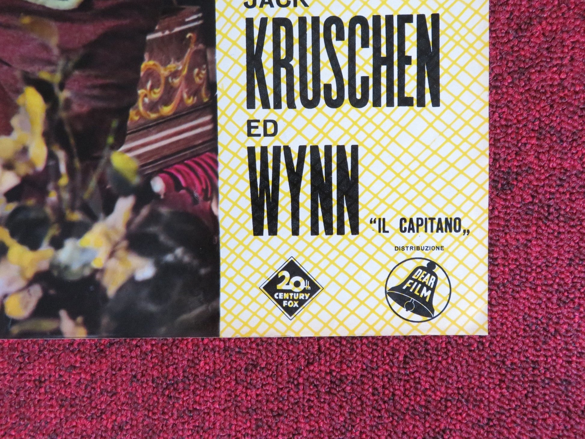 DEAR BRIGITTE - H ITALIAN FOTOBUSTA POSTER JAMES STEWART GLYNIS JOHNS 1965 Rendezvous Cinema Movie posters