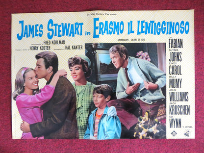 DEAR BRIGITTE - H ITALIAN FOTOBUSTA POSTER JAMES STEWART GLYNIS JOHNS 1965 Rendezvous Cinema Movie posters
