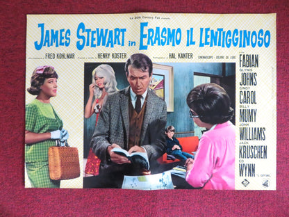 DEAR BRIGITTE - I ITALIAN FOTOBUSTA POSTER JAMES STEWART GLYNIS JOHNS 1965 Rendezvous Cinema Movie posters