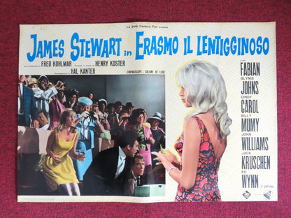 DEAR BRIGITTE - J ITALIAN FOTOBUSTA POSTER JAMES STEWART GLYNIS JOHNS 1965 Rendezvous Cinema Movie posters