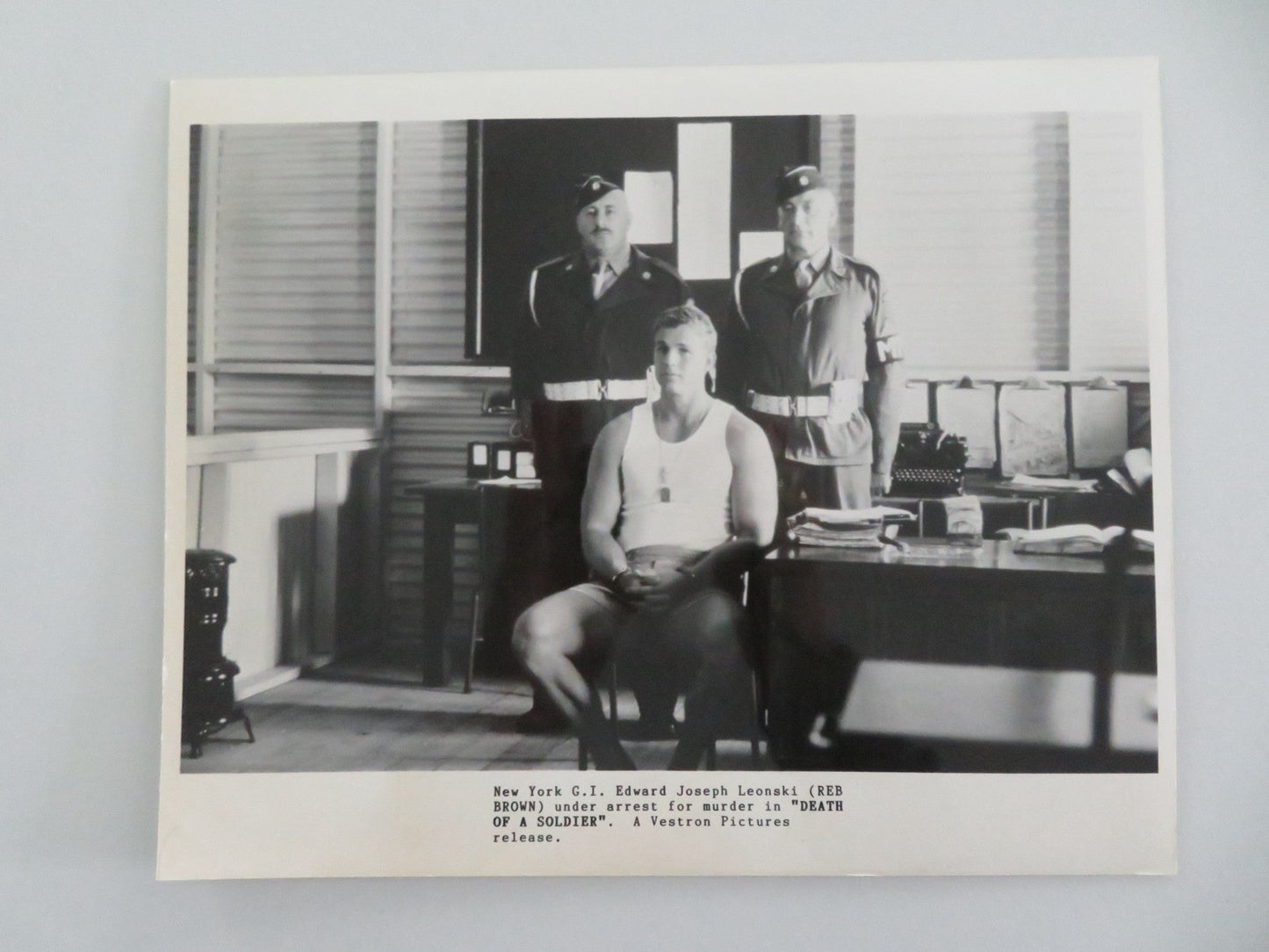 DEATH OF A SOLDIER MOVIE STILL PHOTO LOT OF 5 REB BROWN JAMES COBURN 1986 Movie posters