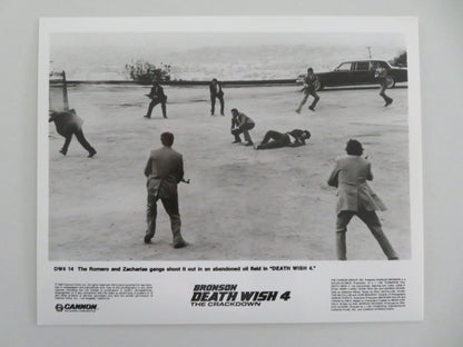 DEATH WISH 4: THE CRACKDOWN MOVIE STILL PHOTO LOT OF 8 CANNON C. BRONSON 1987 Movie posters