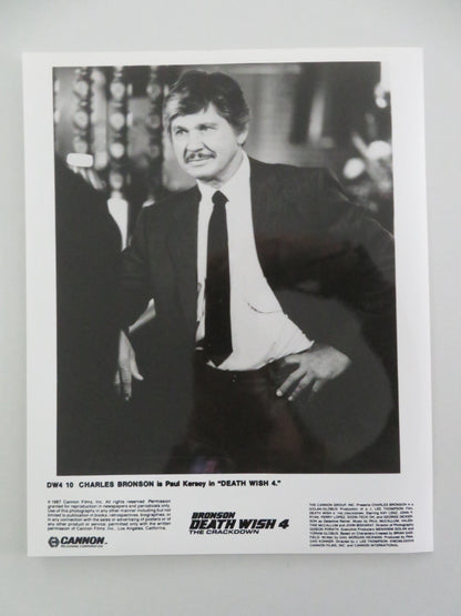 DEATH WISH 4: THE CRACKDOWN MOVIE STILL PHOTO LOT OF 8 CANNON C. BRONSON 1987 Movie posters