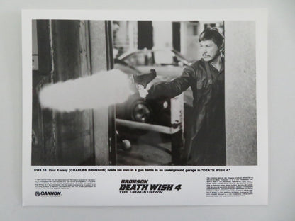 DEATH WISH 4: THE CRACKDOWN MOVIE STILL PHOTO LOT OF 8 CANNON C. BRONSON 1987 Movie posters