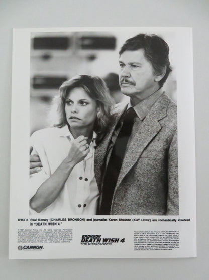 DEATH WISH 4: THE CRACKDOWN MOVIE STILL PHOTO LOT OF 8 CANNON C. BRONSON 1987 Movie posters
