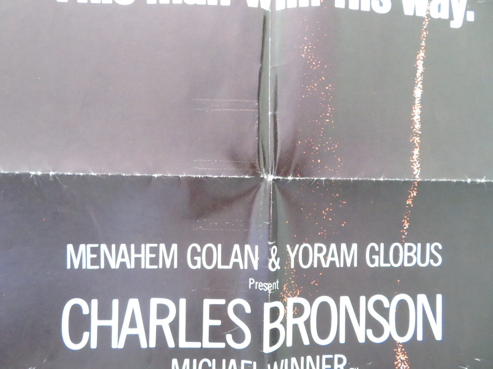 DEATH WISH II FOLDED US ONE SHEET POSTER CHARLES BRONSON JILL IRELAND 1982 Movie posters