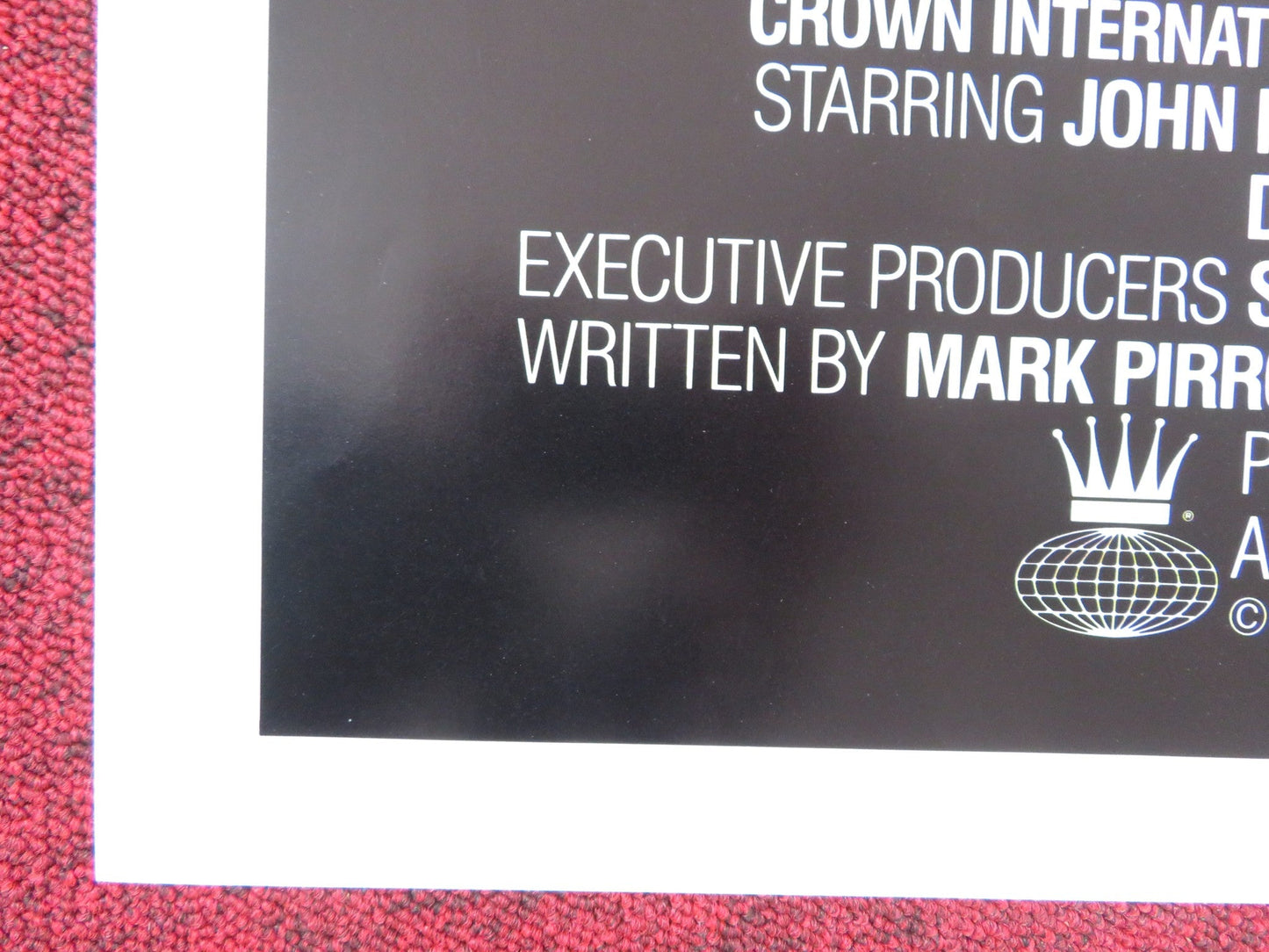 DEATHROW GAMESHOW FOLDED US ONE SHEET POSTER JOHN CAFFERTY ROBYN BLYTHE 1987 Rendezvous Cinema Movie posters