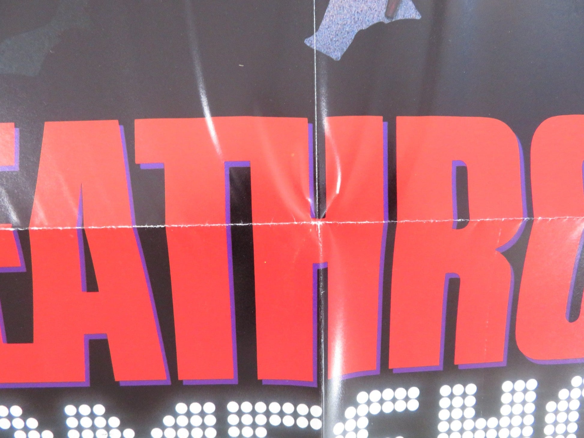 DEATHROW GAMESHOW FOLDED US ONE SHEET POSTER JOHN CAFFERTY ROBYN BLYTHE 1987 Rendezvous Cinema Movie posters