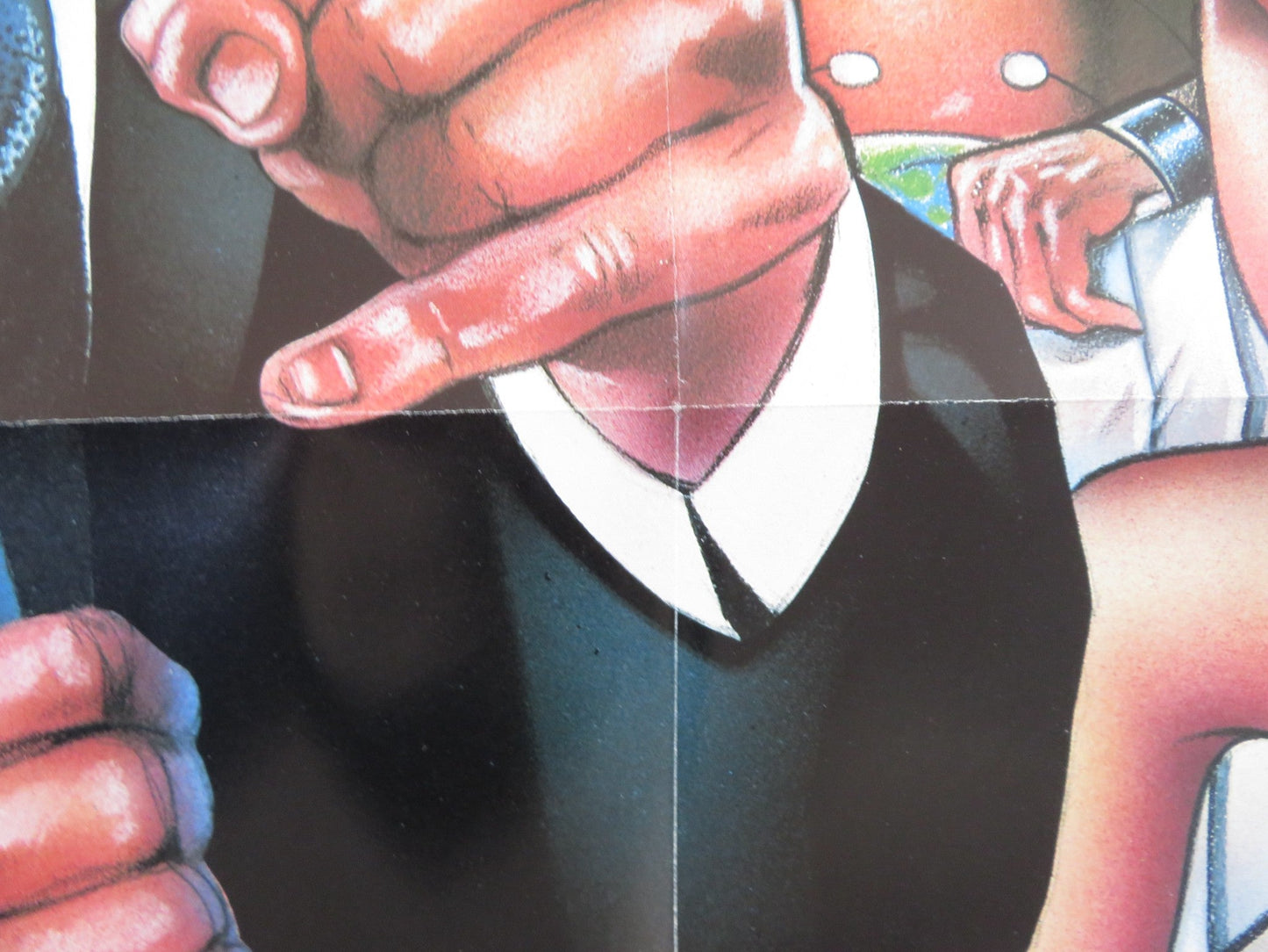 DEATHROW GAMESHOW FOLDED US ONE SHEET POSTER JOHN CAFFERTY ROBYN BLYTHE 1987 Rendezvous Cinema Movie posters