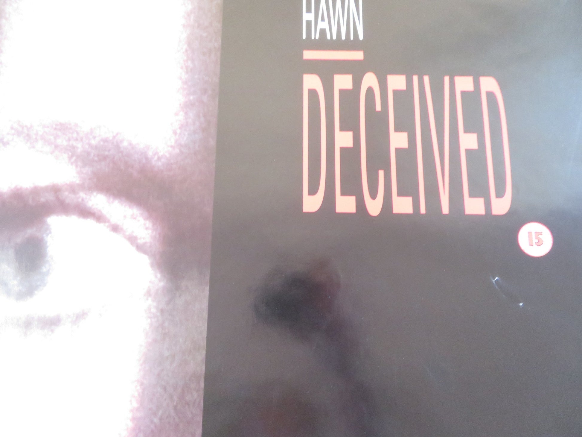 DECEIVED VHS VIDEO POSTER ROLLED GOLDIE HAWN JOHN HEARD 1991 Rendezvous Cinema Movie posters