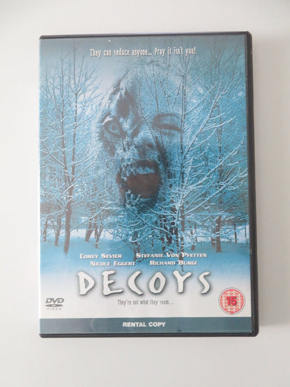 Decoys (DVD) Corey Sevier Stefanie von Pfetten Kim Poirier 2004 Region 2 Movie posters