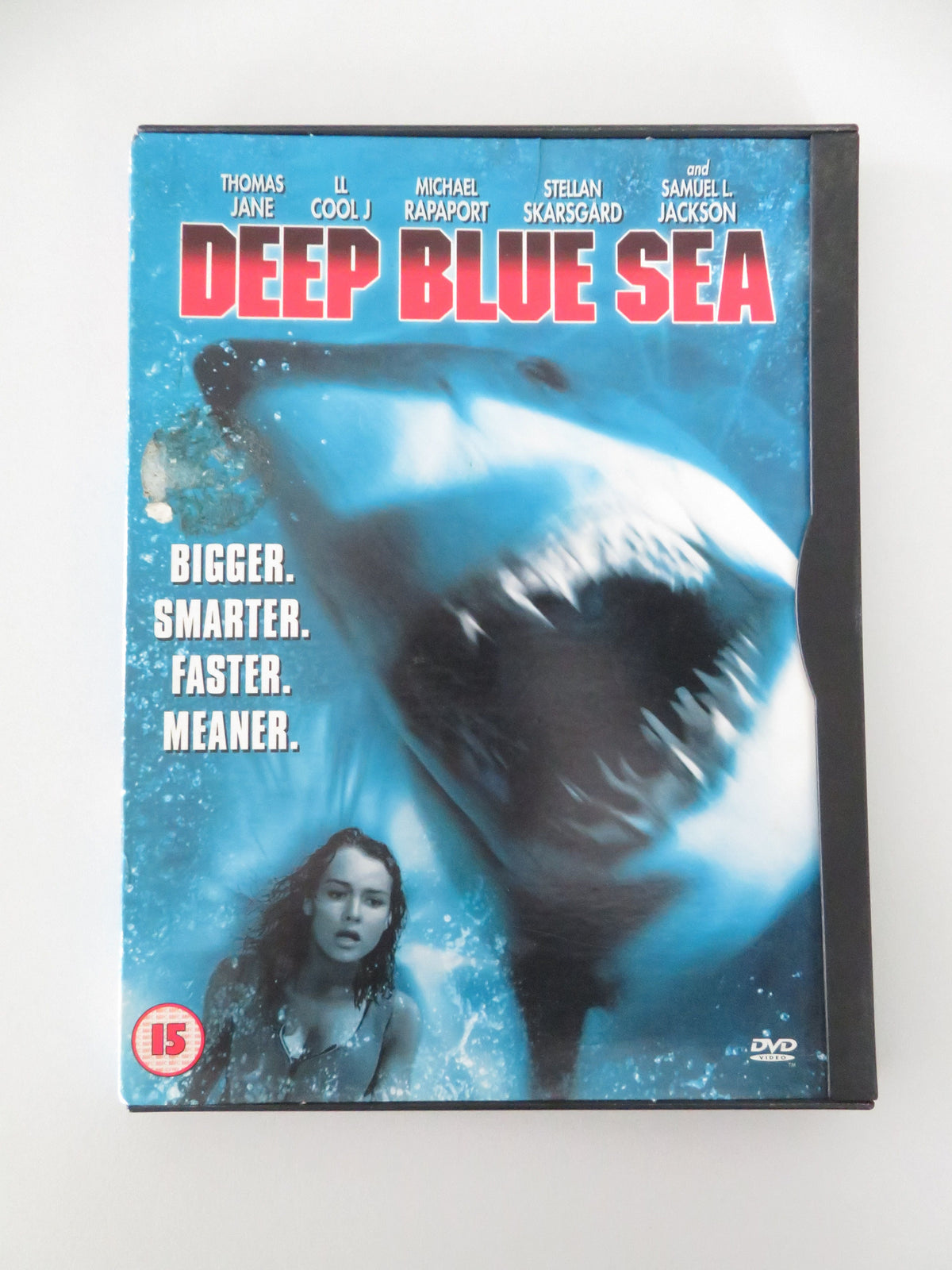 Deep Blue Sea (DVD) Thomas Jane Saffron Burrows 1999 Region 2 Movie posters