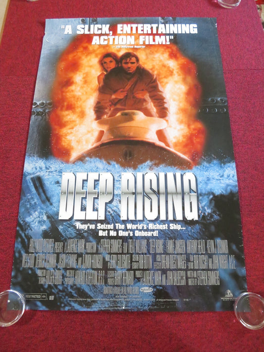 DEEP RISING VHS VIDEO POSTER ROLLED TREAT WILLIAMS FAMKE JANSSEN 1998 Rendezvous Cinema Movie posters