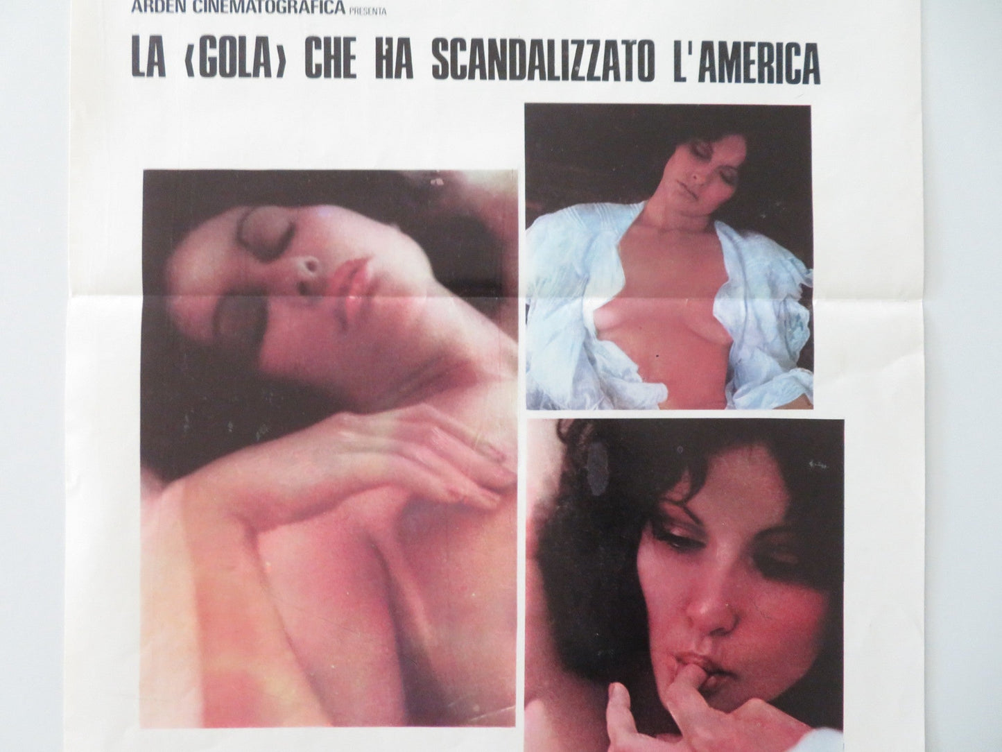 DEEP THROAT ITALIAN LOCANDINA POSTER LINDA LOVELACE HARRY REEMS 1975 Movie posters