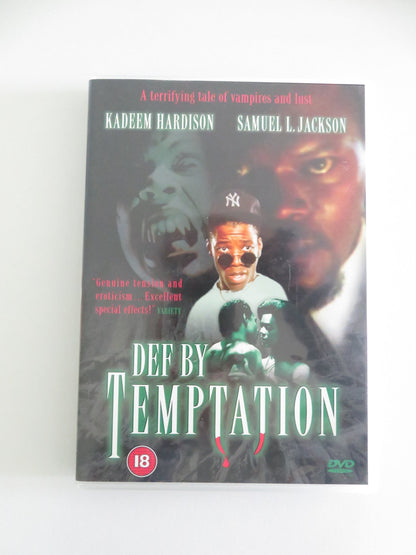 DEF BY TEMPTATION (DVD) SAMUEL L. JACKSON KADEEM HARDISON 1990 REGION 2 Movie posters