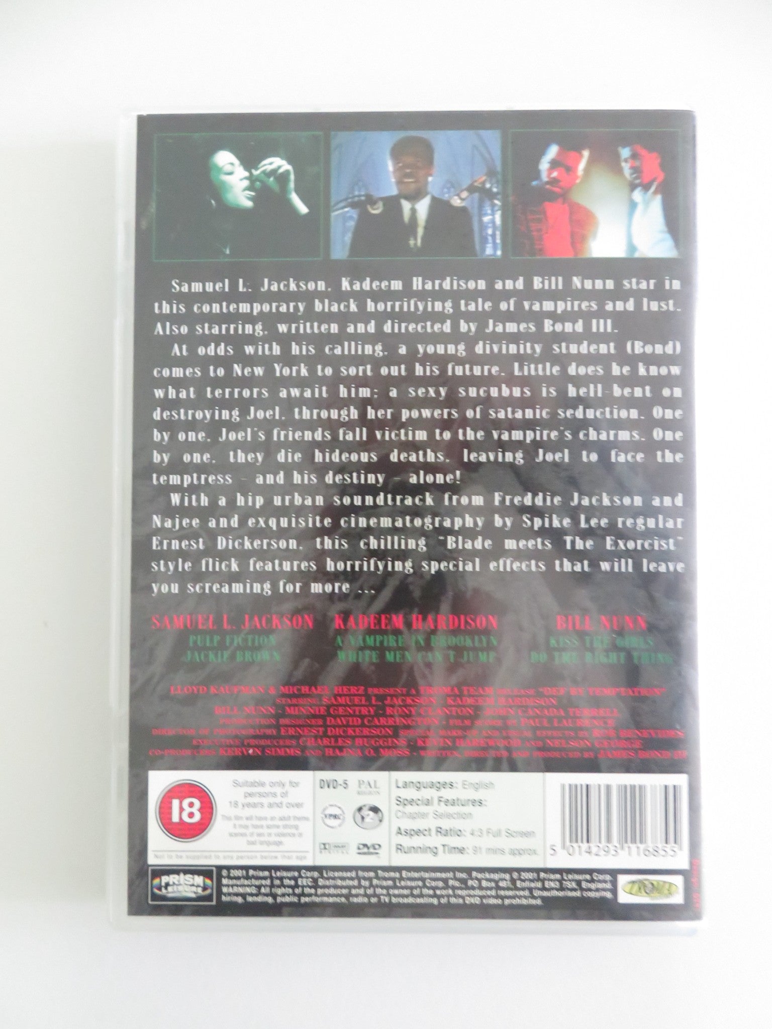 DEF BY TEMPTATION (DVD) SAMUEL L. JACKSON KADEEM HARDISON 1990 REGION 2 Movie posters