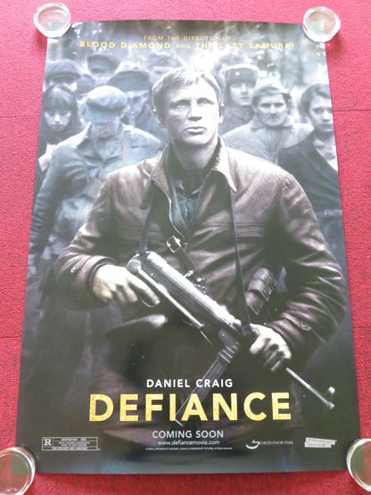 DEFIANCE US ONE SHEET ROLLED POSTER DANIEL CRAIG JAMIE BELL 2008 Rendezvous Cinema Movie posters