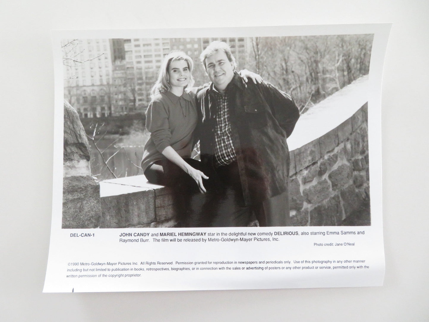 DELIRIOUS MOVIE STILL PHOTO JOHN CANDY MARIEL HEMINGWAY 1991 Movie posters