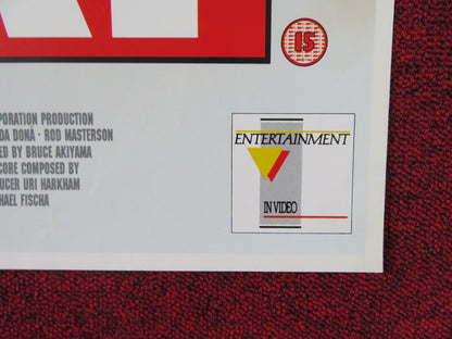 DELTA HEAT VHS POSTER ROLLED ANTHONY EDWARDS LANCE HENRIKSEN 1992 Rendezvous Cinema Movie posters