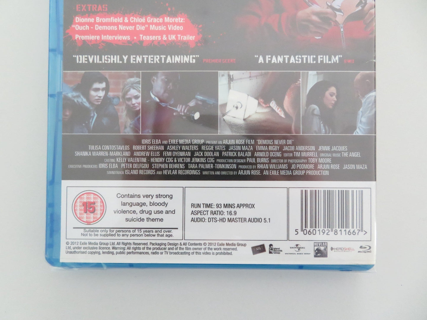 DEMONS NEVER DIE (BLU - RAY) TULISA REGGIE YATES 2011 REGION B Movie posters