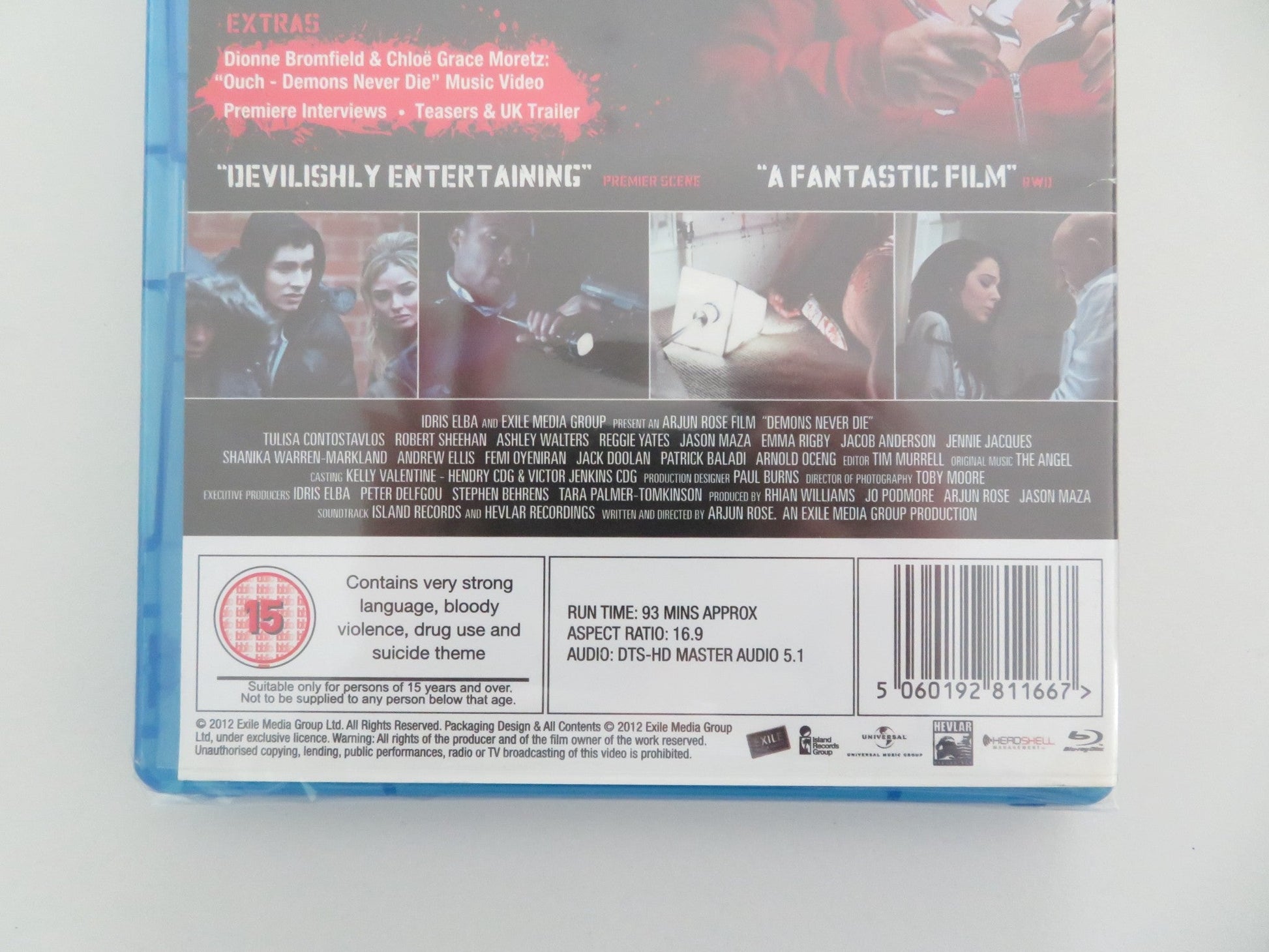DEMONS NEVER DIE (BLU - RAY) TULISA REGGIE YATES 2011 REGION B Movie posters
