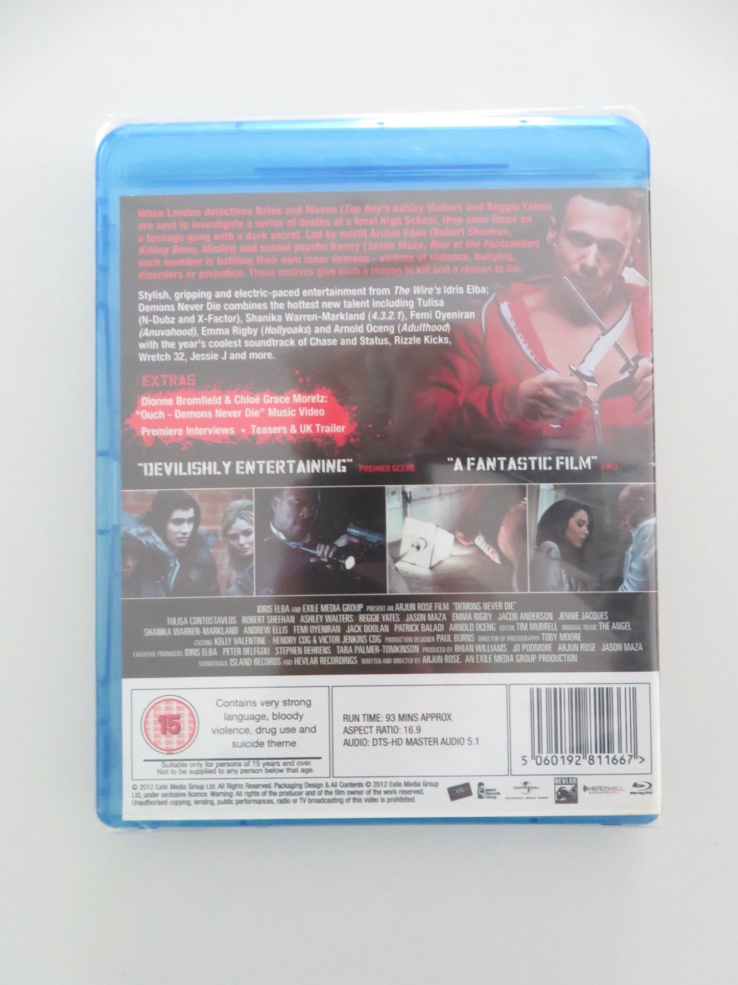 DEMONS NEVER DIE (BLU - RAY) TULISA REGGIE YATES 2011 REGION B Movie posters