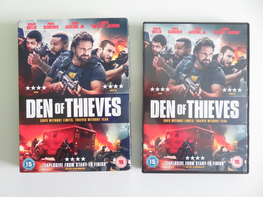 DEN OF THIEVES (DVD) GERARD BUTLER 50 CENT 2018 REGION 2 Movie posters