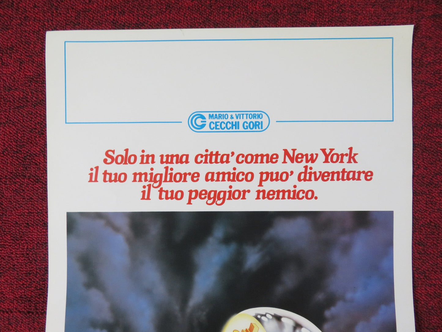 DENTRO LA GRANDE MELA / FIVE CORNERS ITALIAN LOCANDINA POSTER JODIE FOSTER 1988 Rendezvous Cinema Movie posters