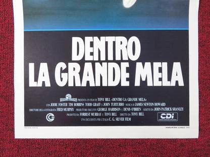 DENTRO LA GRANDE MELA / FIVE CORNERS ITALIAN LOCANDINA POSTER JODIE FOSTER 1988 Rendezvous Cinema Movie posters