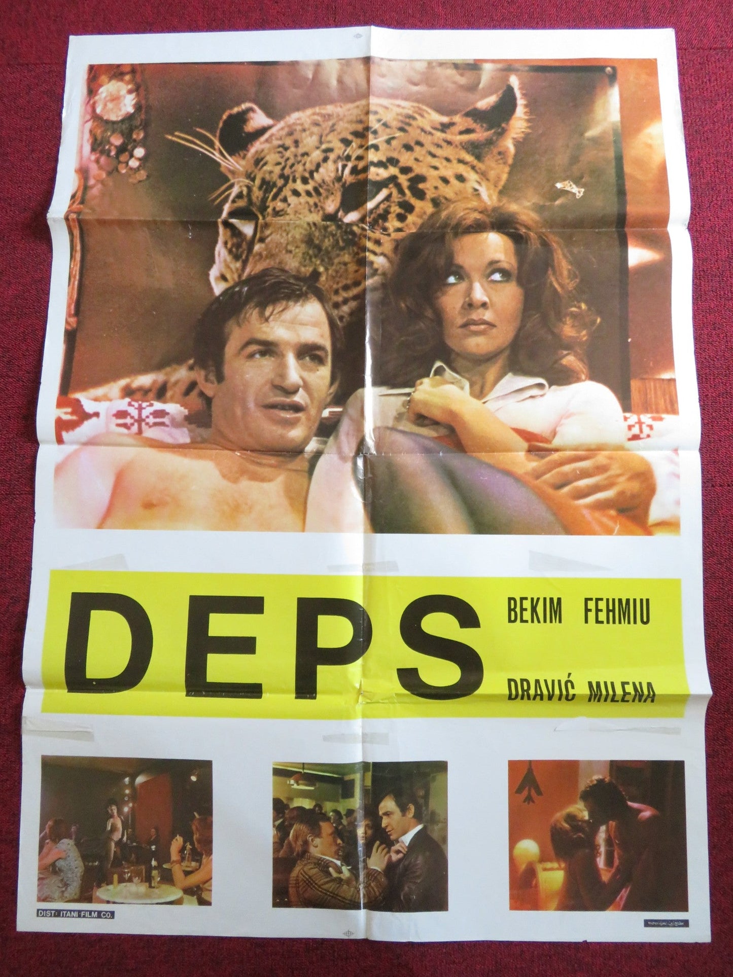 DEPS POSTER ARABIC FOLDED BEKIM FEHMIU MILENA DRAVIC 1974 Rendezvous Cinema Movie posters